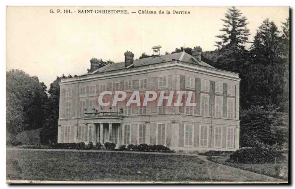 Saint-Christophe — Castelo de la Perrine — G.P. 101 - Frente