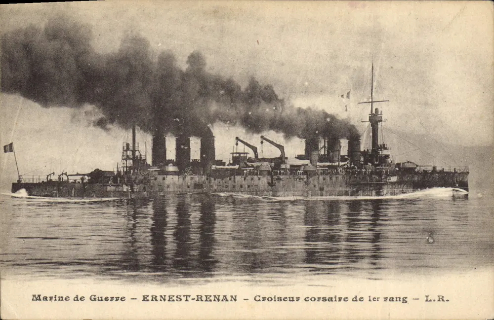 Kriegsmarine — ERNEST-RENAN — Korsarerkreuzer erster Klasse — L.R. - Vorderseite
