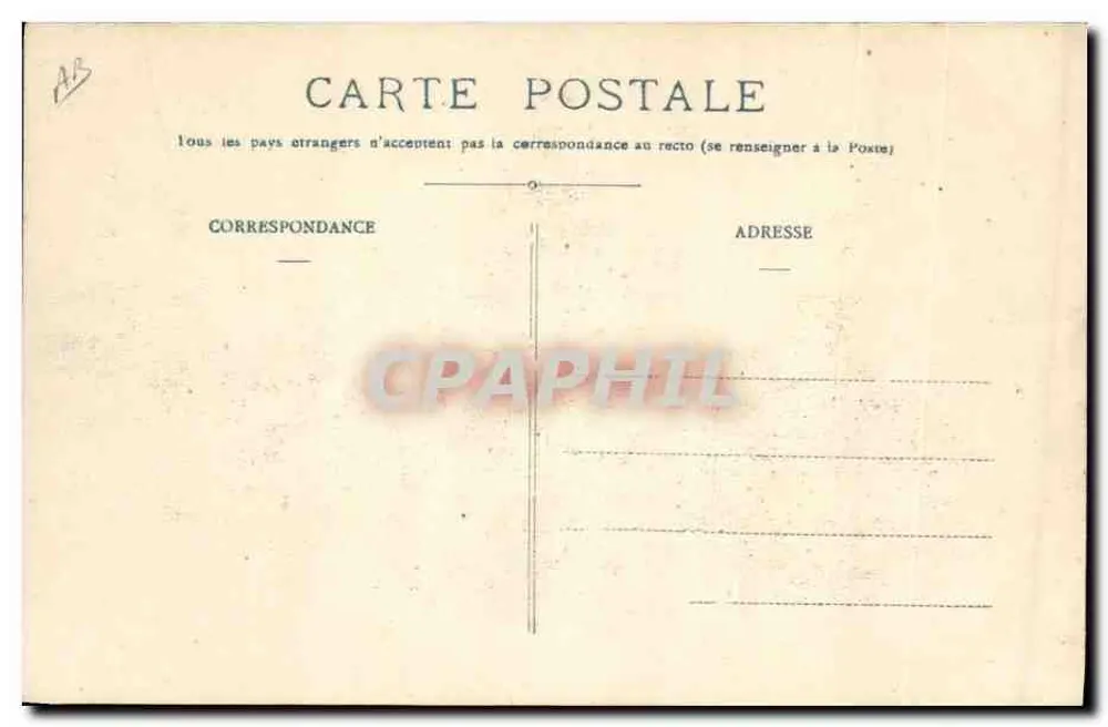 Der "Ernest-Renán", Panzerkreuzer — A. Bougault, Nr. 426 - Rückseite