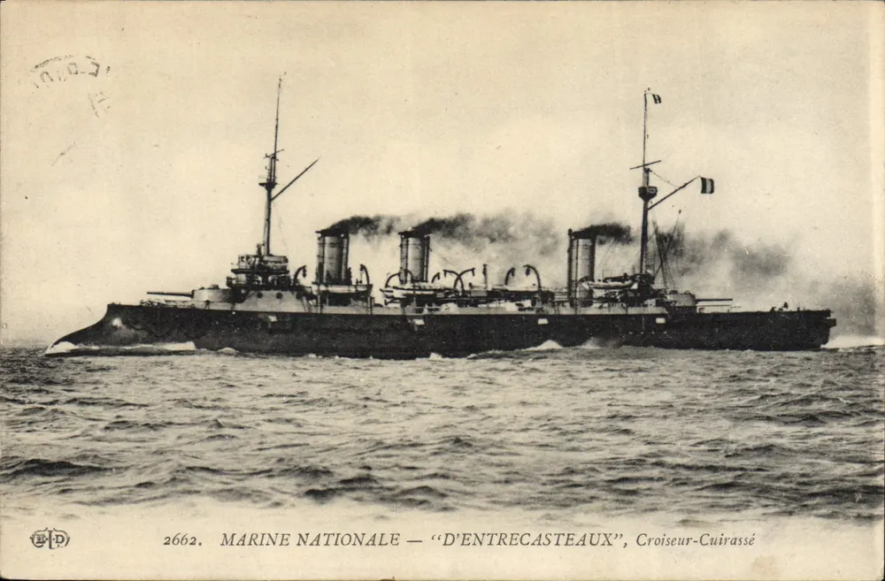 National Navy — 'D'Entrecasteaux', Kreuzer-Schwerpanzer — Verlag E.P.D. Nr. 2662 - Vorderseite