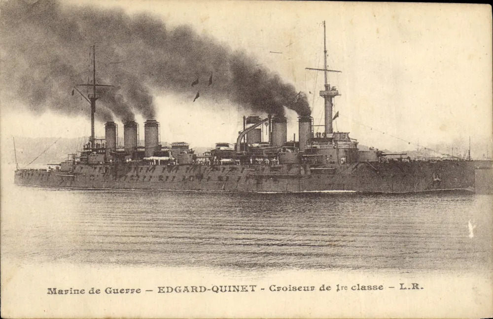 Edgard-Quinet — Kreuzer der ersten Klasse — L.R. - Vorderseite