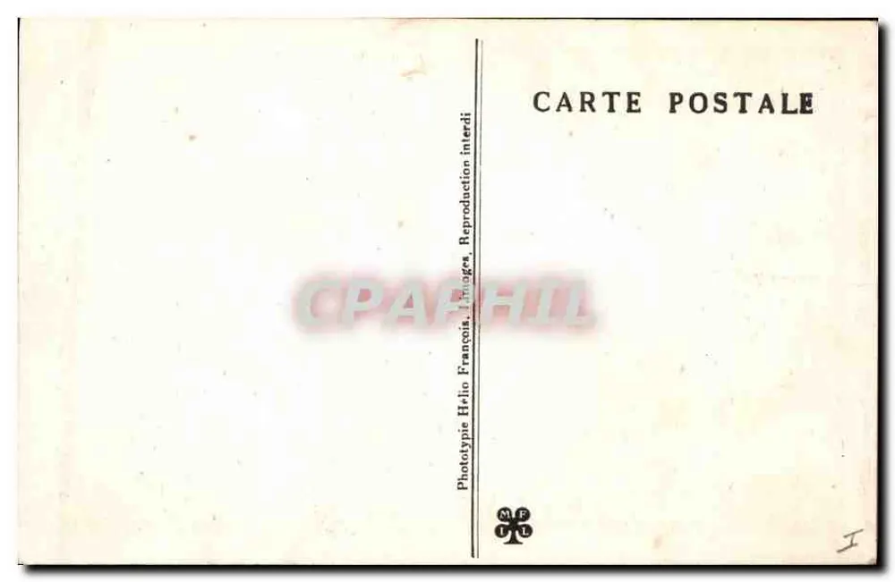 Der Padirac-Abgrund (Lot) — Die untere Fluss — Phototypie Hélio Française, n°17 - Rückseite