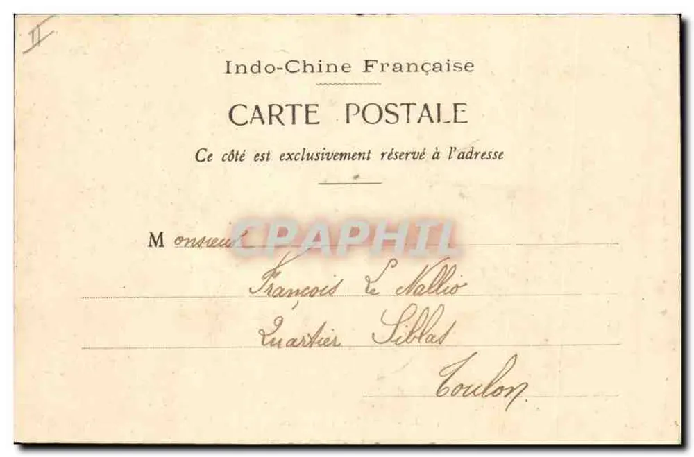 Ky-Lua - Eingang zu den Höhlen — Sammlung R. Moreau, Hanoi — Nr. 744 - Rückseite
