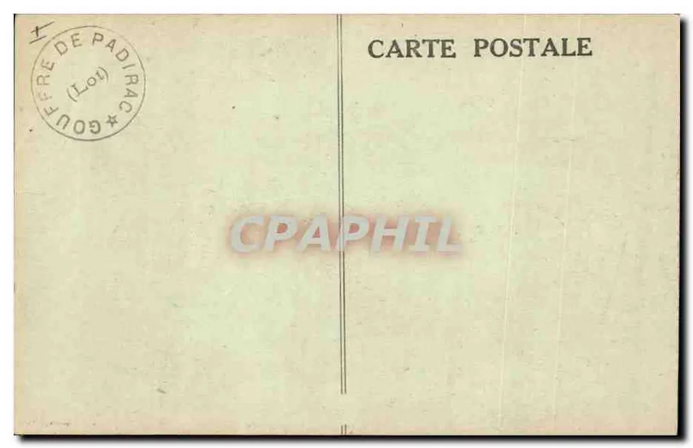 Puits de PADIRAC (Lot) — Grand Dôme, les Grands Pilliers — Verleger MDIL, n°70 - Rückseite