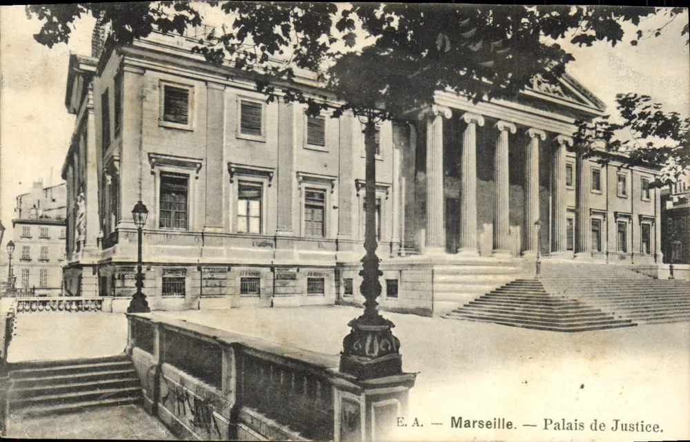 Marselha — Palácio de Justiça — E.A. editor - Frente