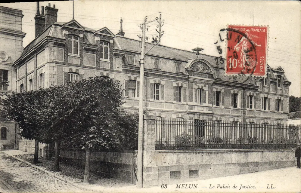 Melun — O Palácio de Justiça — LL. — n°63 - Frente