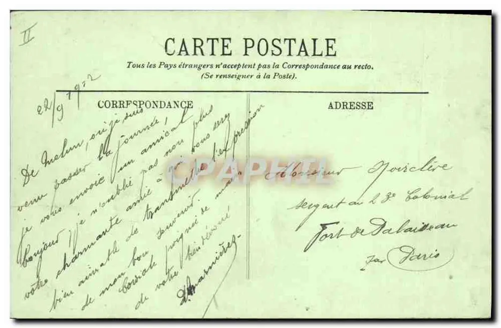Melun — O Palácio de Justiça — LL. — n°63 - Verso