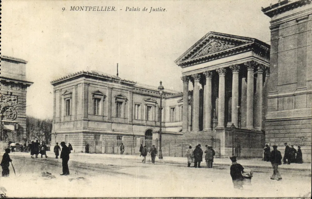 Montpellier - Paleis van Justitie — Uitgave Nouvelles Galeries, n°9 - Voorkant