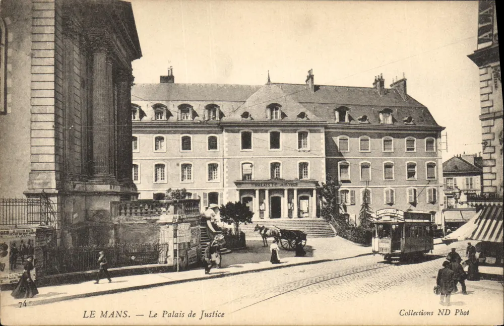 Le Mans — O Palácio de Justiça — Coleções ND Phot - Frente
