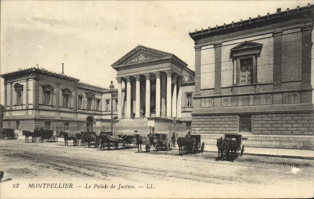Montpellier — Het Paleis van Justitie — LL. — n°22 - Voorkant