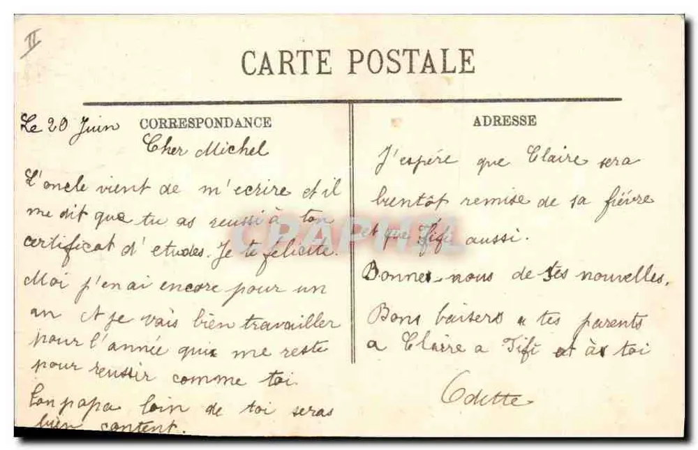 Montpellier — Het Paleis van Justitie — LL. — n°22 - Achterkant