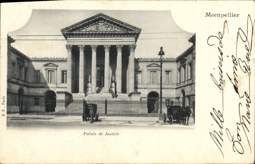 Justitiepaleis — Montpellier — B.F., Parijs - Voorkant