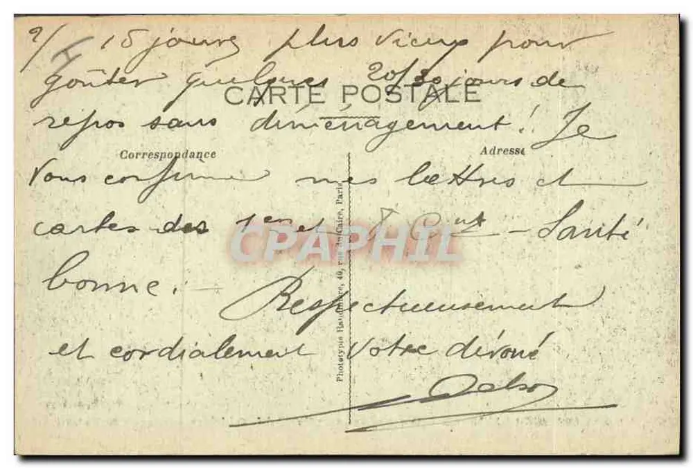Innenraum der Kirche von Belleville — Bombardierung von Verdun — Der Große Krieg 1914-16 - Rückseite