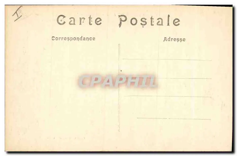 Senlis — Rue de la République nach dem Krieg 1914 — LL. Nr. 168 - Rückseite