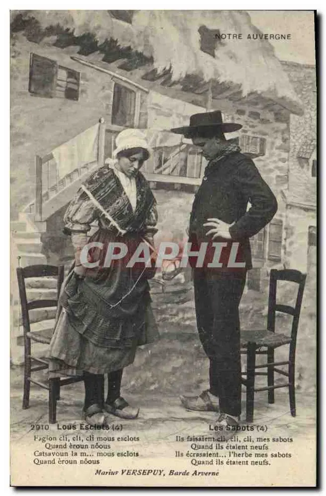 Nasza Auvergne — Sabots (4) — Marius VERSEPUY, Bard Arverne - Awers