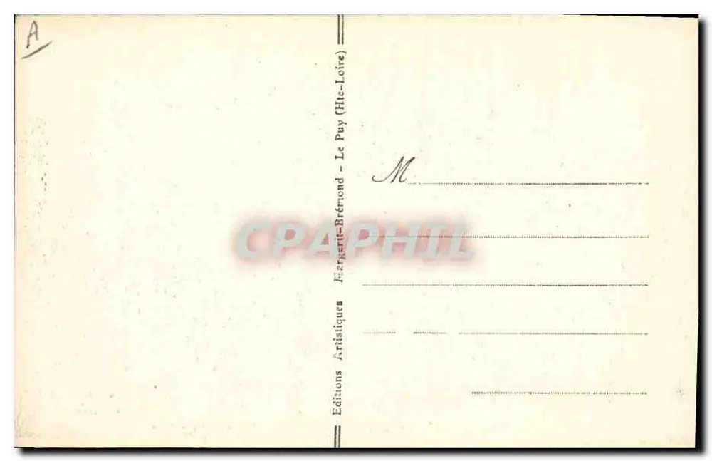 As diferentes penteaduras chamadas « à l'Auvergnate » — M. B. — Le Puy — n° 3554 - Verso