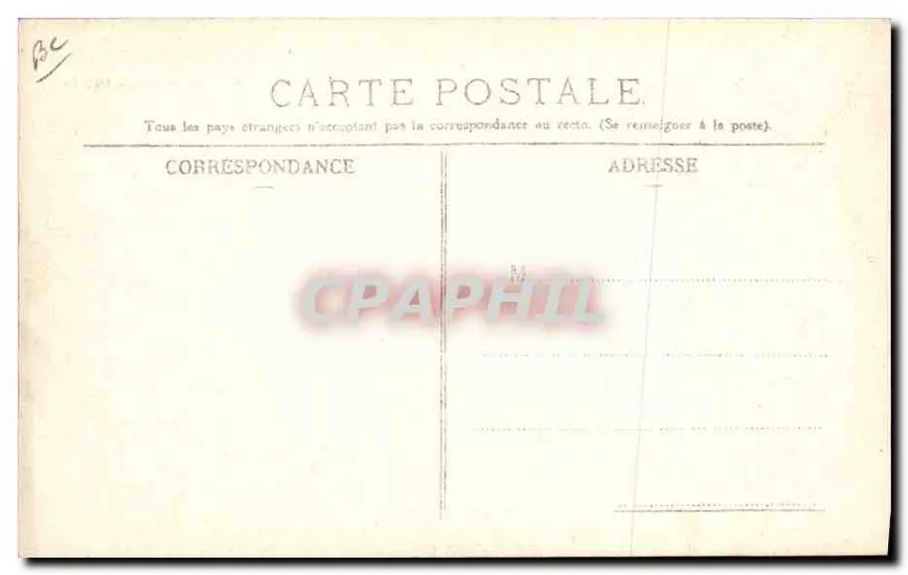 Bäuerliche Leute aus der Auvergne auf dem Weg zum Markt — L'Hiérandalie, Paris — n°34 - Rückseite