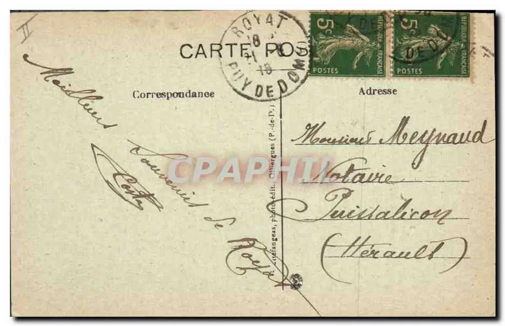 Auvergne — A Dança da Auvergne — G. D.O. (editor) - Verso