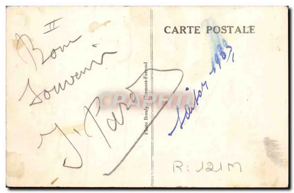 ROYAT — Bourrées d'Auvergne no Paradis — Foto Breuley-Étiamont-Ferrand - Verso