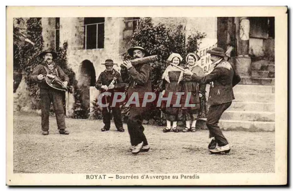 ROYAT — Bourrées d'Auvergne no Paraíso — Foto Breuil-Lerмонт-Ferrand - Frente