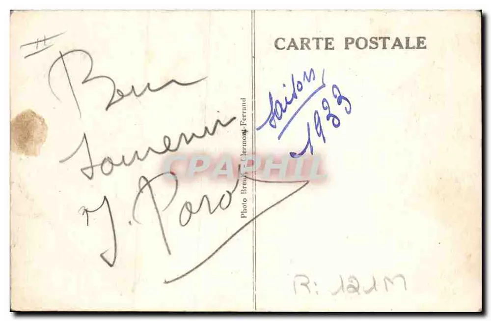 ROYAT — Bourrées d'Auvergne no Paraíso — Foto Breuil-Lerмонт-Ferrand - Verso