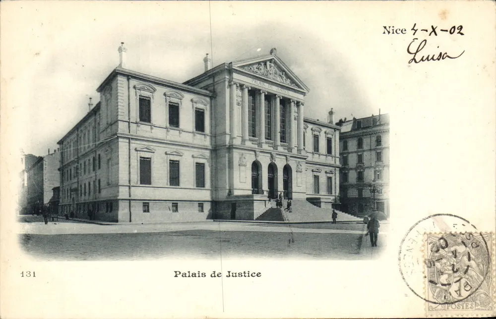 Palácio de Justiça — Nice — editor desconhecido, n° 131 - Frente