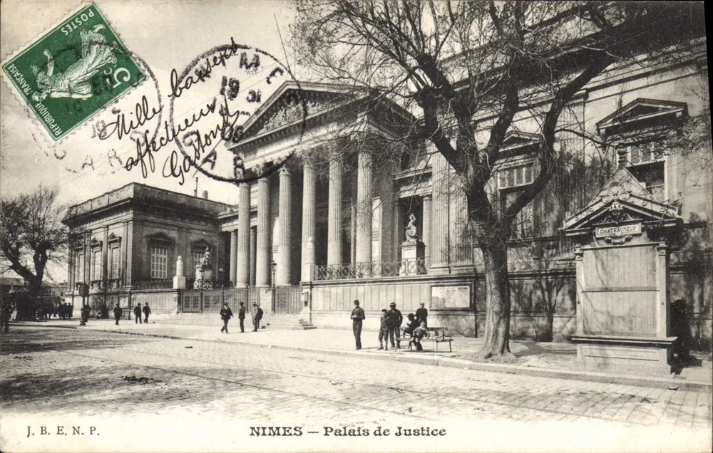 NIMES — Palácio de Justiça — J.B.E.N.P. - Frente