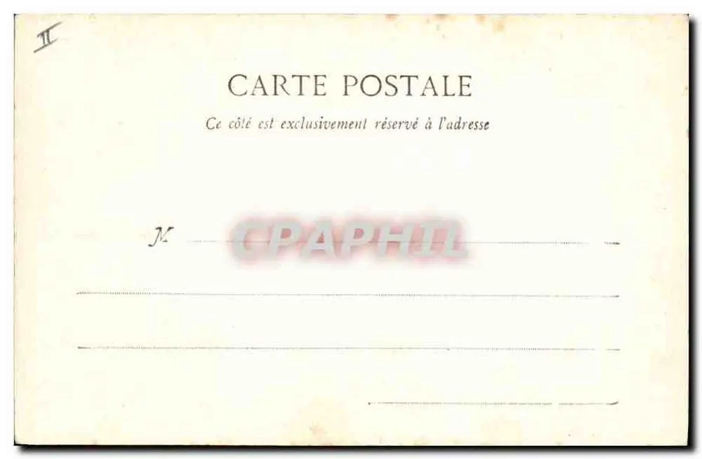 Nîmes - Paleis van Justitie — uitgever L. Labouret, n° 3071 - Achterkant