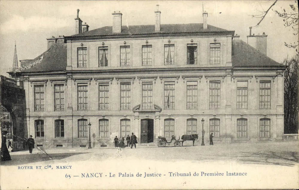 NANCY — O Palácio de Justiça — Tribunal de Primeira Instância — Royer et Cie - Frente