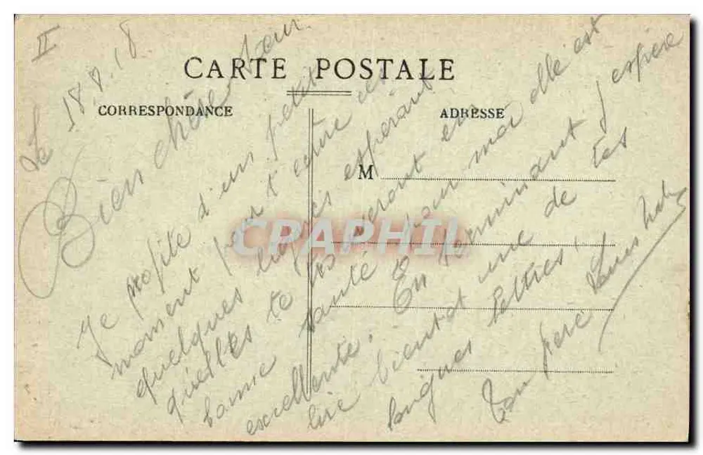 Ham (Somme) — Die französisch-britische Offensive — L. C. H. Visé, Paris - Rückseite