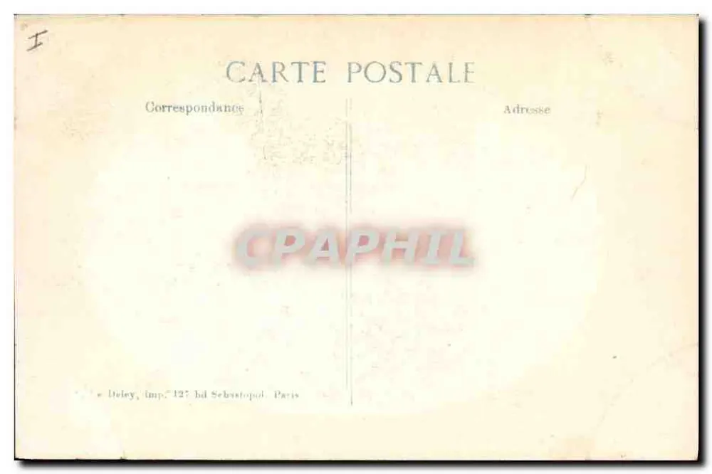 Ypres — Rathaus und Markthalle — 17. Serie - Rückseite