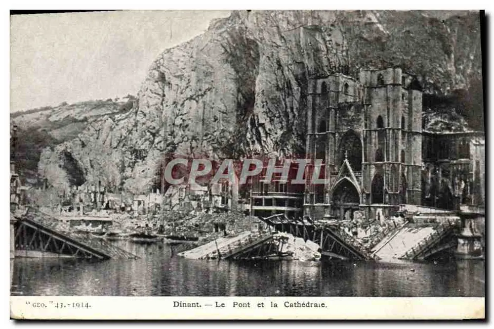 Dinant — Der Brücke und die Kathedrale — "GEO" Nr. 43 - 1914 - Vorderseite