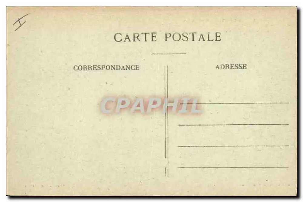 Arras — Details der Kathedrale nach Brand und Bombardement, rue de Meaulens — Charles Ledieu, Verlag Arras - Rückseite