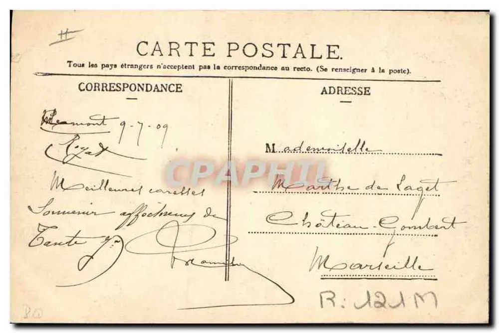Kostium z Fontanas, Okolice Clermont — Wydawnictwo Wydawnictwo — nr 30 - Rewers
