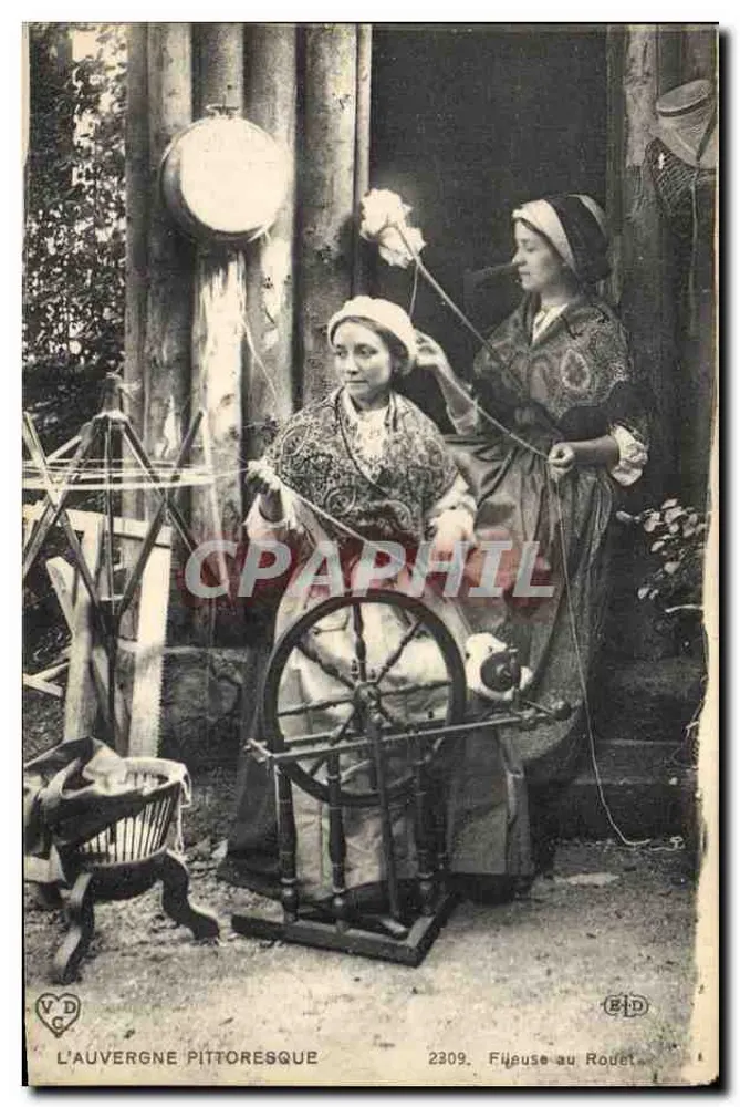 Fijouse ao Rouet — A Auvergne pitoresca — Editor V.D. n° 2309 - Frente