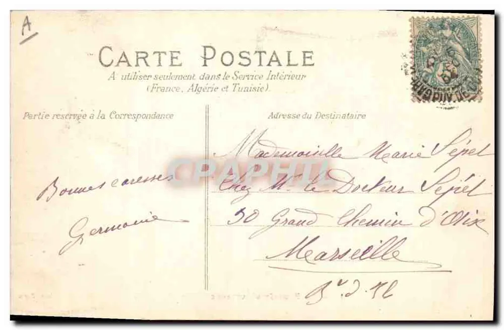 Bourrée d'Auvergne — Dança folclórica — Moussier, fot. Paris - Verso