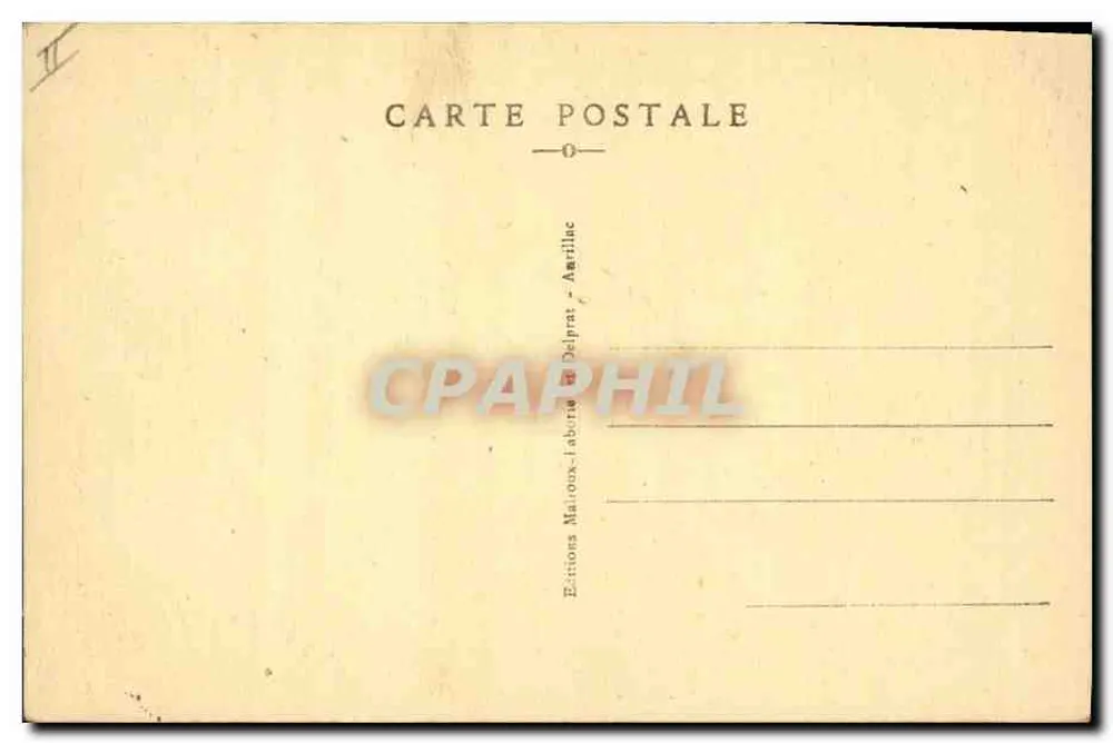 Em Auvergne — Dança da Bourrée « Le Croisement » — Edições Maliaux-Delprat - Artillac - Verso