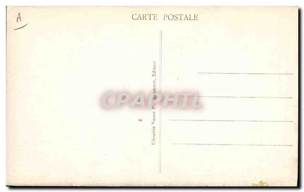 Jonge bourbonnese uit de omgeving van MONTLUÇON — Serie 203 — Librairie Veuve P. Obrumont, Uitgever - Achterkant