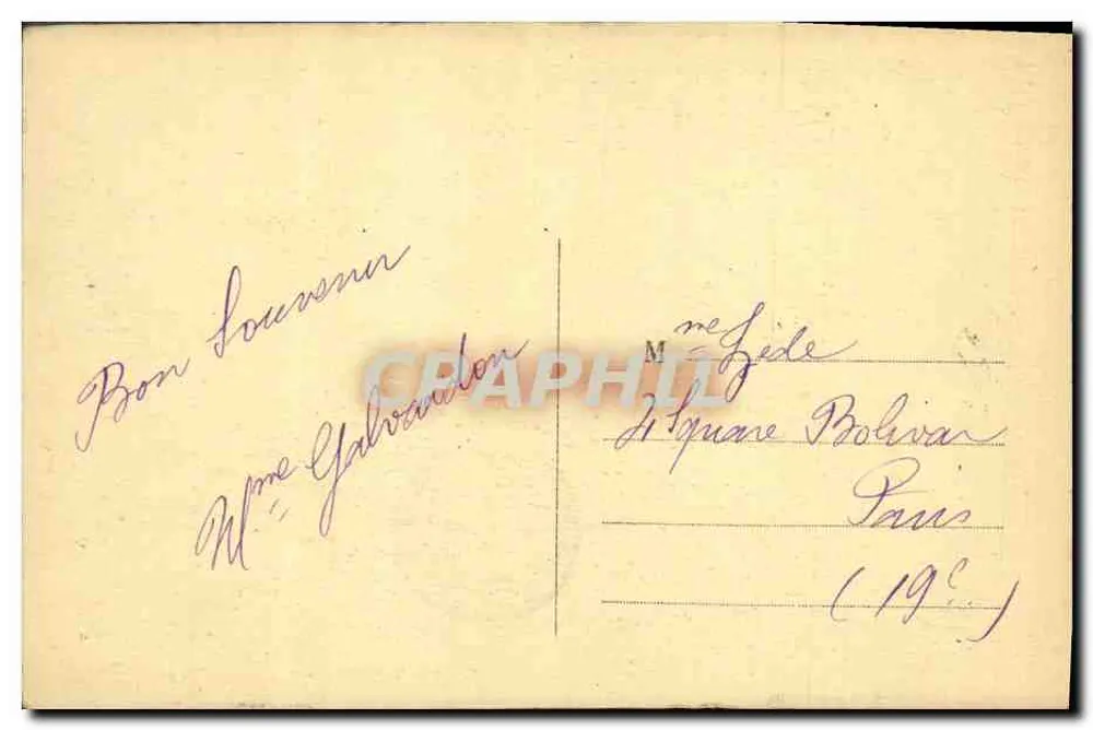 St-PARIZE-le-CHATEL — O Castelo da Chasseigne — Edit. Beaufrière 17 - Verso