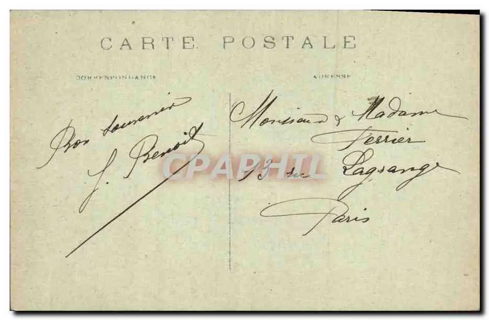 Rueil — Fundação Cognac — A. Ossart, Rueil - Verso