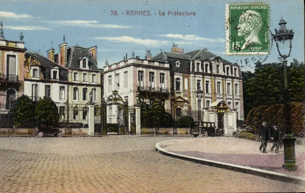 Rennes - A Prefeitura — editor não identificado, n° de série 38 - Frente