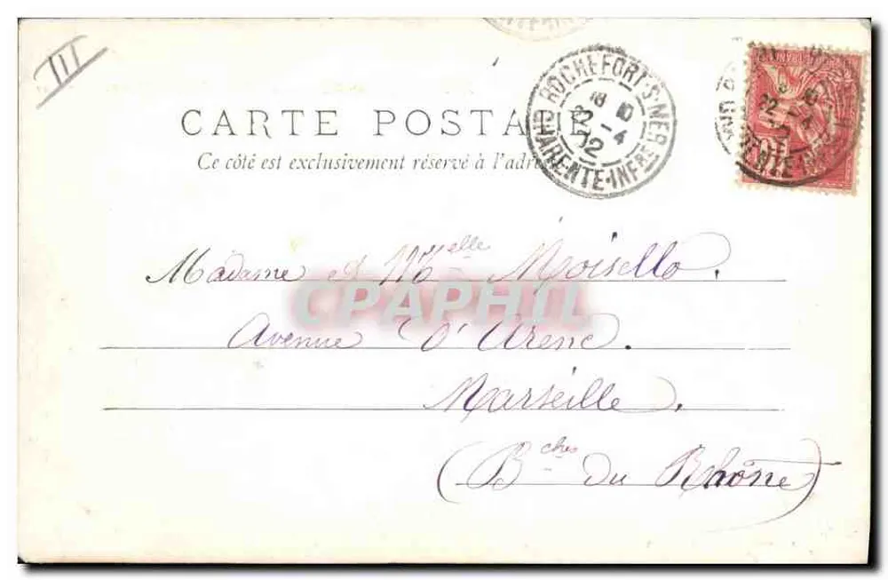 ROCHEFORT-sur-MER — Tor zur Seepolizeibehörde — OL. GALERIES PARISIENNES - Rückseite