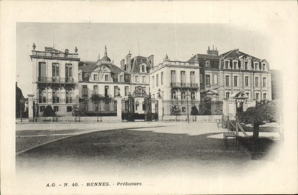 Rennes - Prefeitura — A.G. N. 40 - Frente