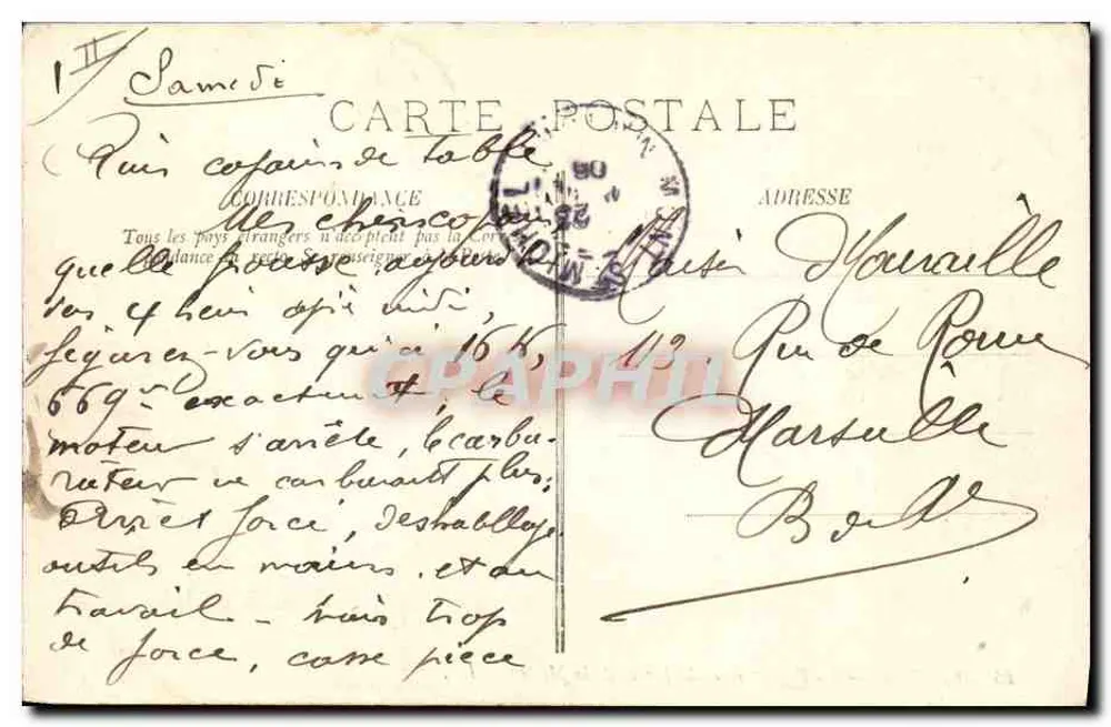 Rennes — Die Präfektur und der Garten der Motte — LL. — n°66 - Rückseite