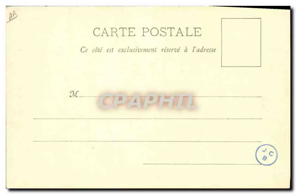 O "Friant" — navio de guerra francês — Foto Grasaljeau, Nancy - Verso