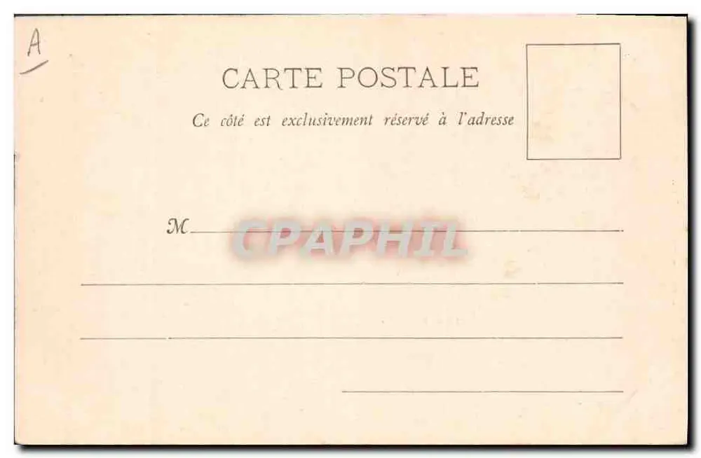 O "Friant" — navio militar francês — Fototipia A. Bergeret et Cie, Nancy - Verso