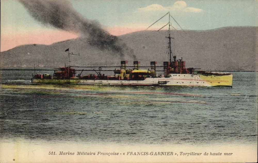 Torpedoboot « Francis-Garnier » — Marine Militaire Française — n°511 - Vorderseite