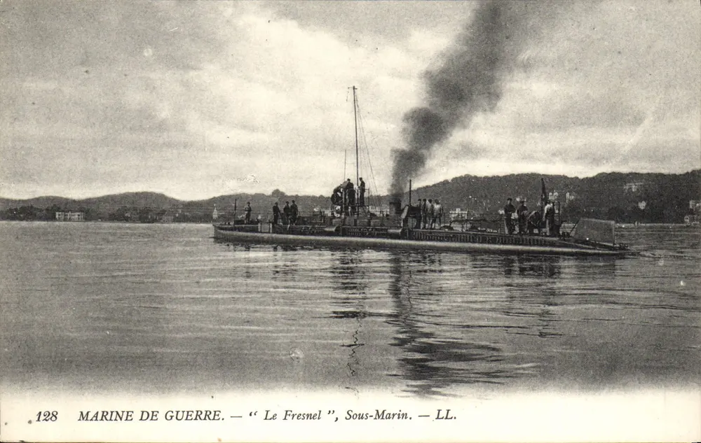 Kriegsmarine — "Le Fresnel", U-Boot — LL. — Nr. 128 - Vorderseite
