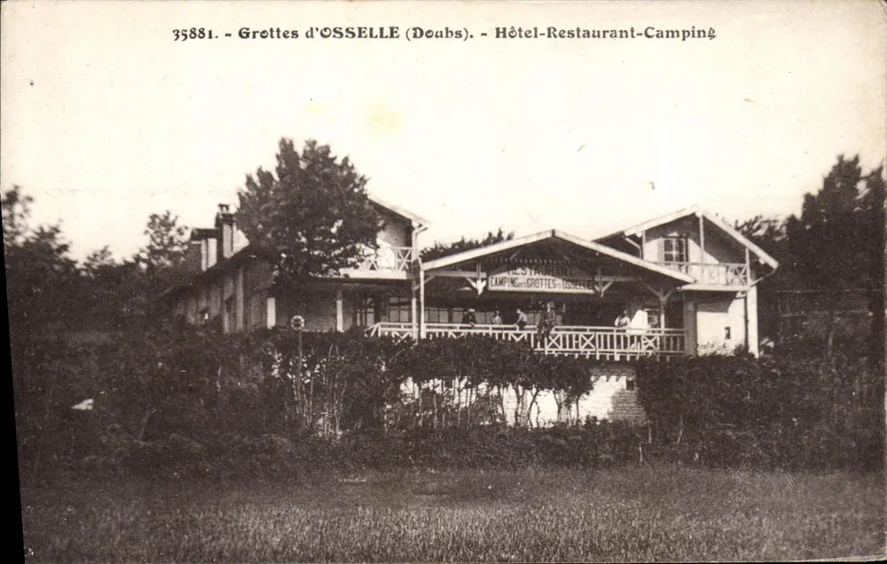 Grutas de Osselle (Doubs) — Hotel-Restaurante-Camping — n° 35881 - Frente