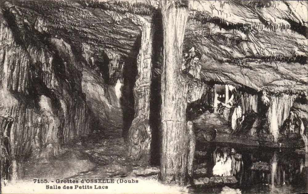 Höhlen von Osseille (Doubs) — Saal der Kleinen Seen — Éditions C. L. B. Besançon - Vorderseite